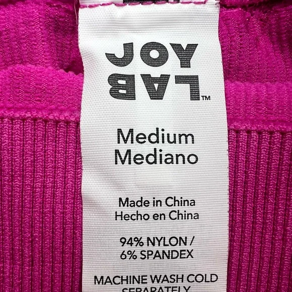 Joy Lab Vibrant Pink Leggings women’s size medium - Picture 4 of 6